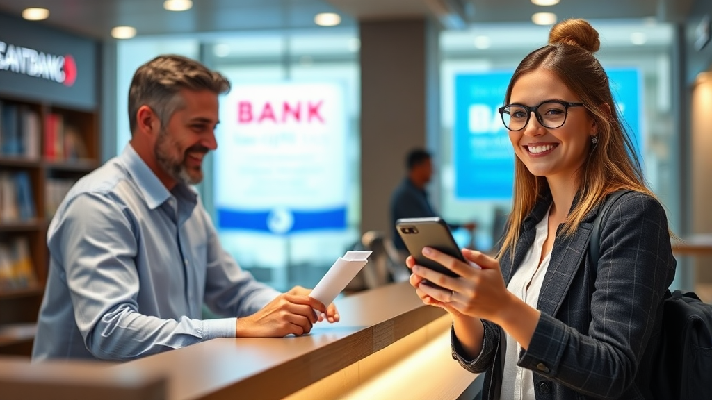 금리인하요구권, 어떻게 신청해야 할까? (온라인/오프라인 절차 총정리) (realistic 스타일)