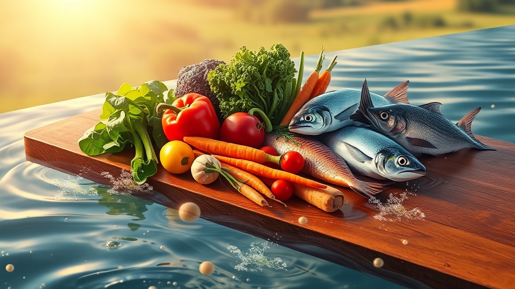 눈 건강, 식습관으로 지키세요! (illustration 스타일)