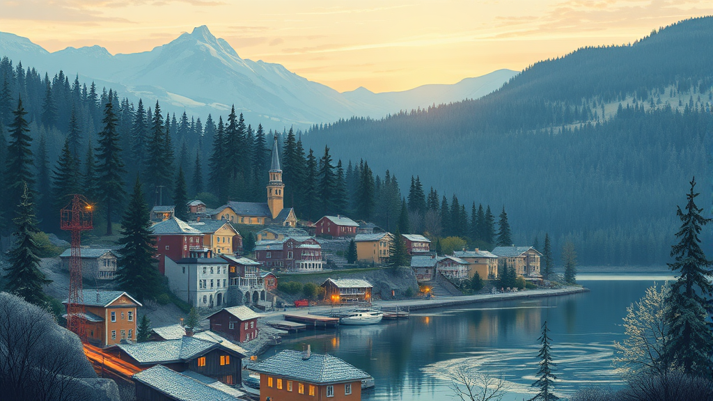 실버타운, 어디에 살아야 할까요? (illustration 스타일)