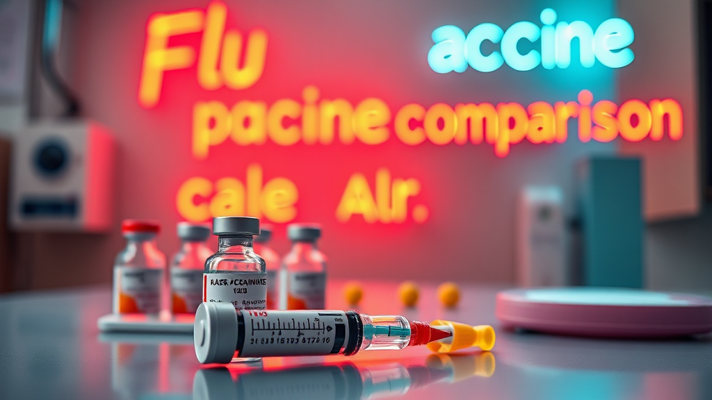 독감 백신 가격 정보 (realistic 스타일)