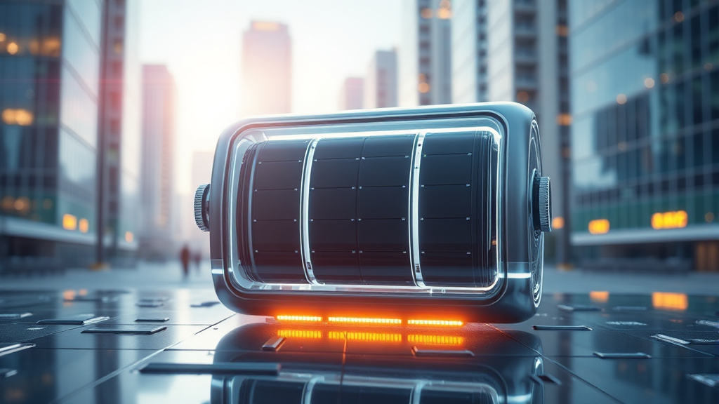 전고체 배터리 & 차세대 에너지 기술 투자 (realistic 스타일)