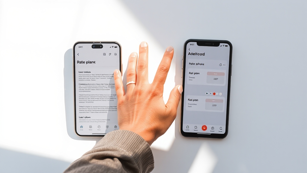 알뜰폰 선택 시 유의사항 (realistic 스타일)