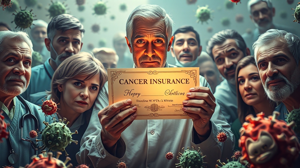 암보험, 미리 준비하세요! (realistic 스타일)