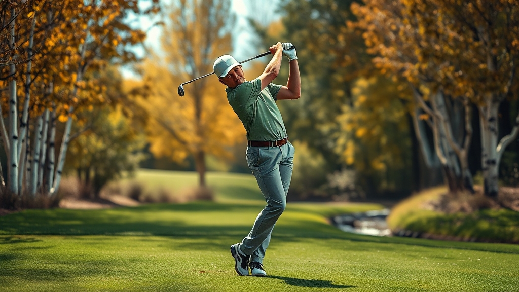 골프 실력 향상 비법 공개! (realistic 스타일)