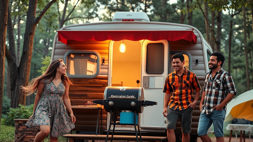 카라반 여행 궁금증 해결 (FAQ) (realistic 스타일)