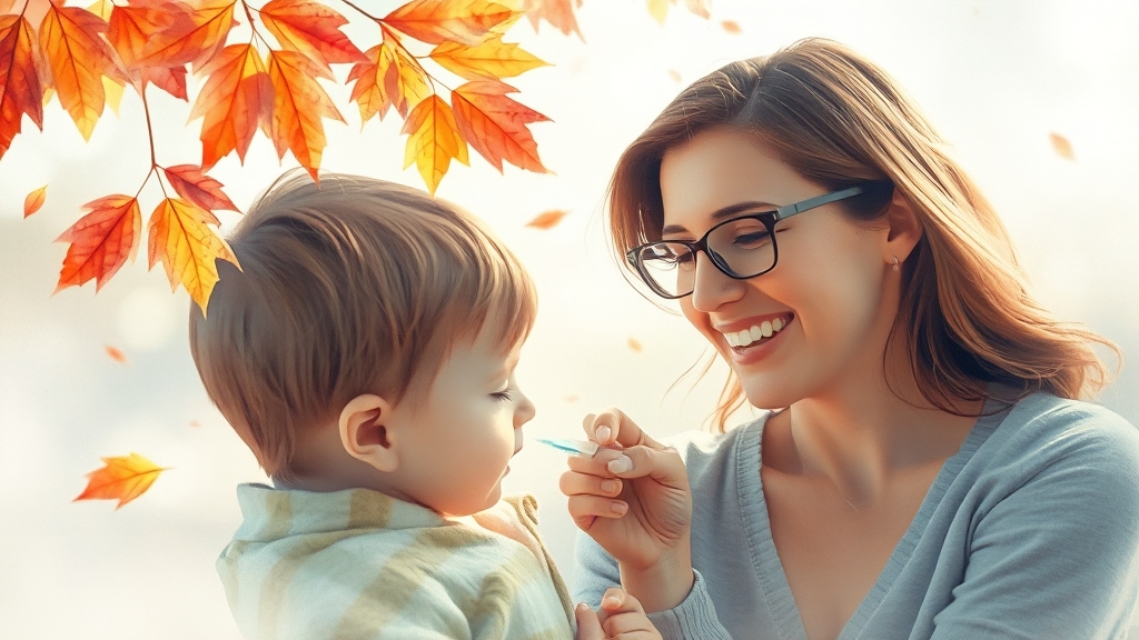 독감 예방접종 시기 및 접종 전후 주의사항 (watercolor 스타일)