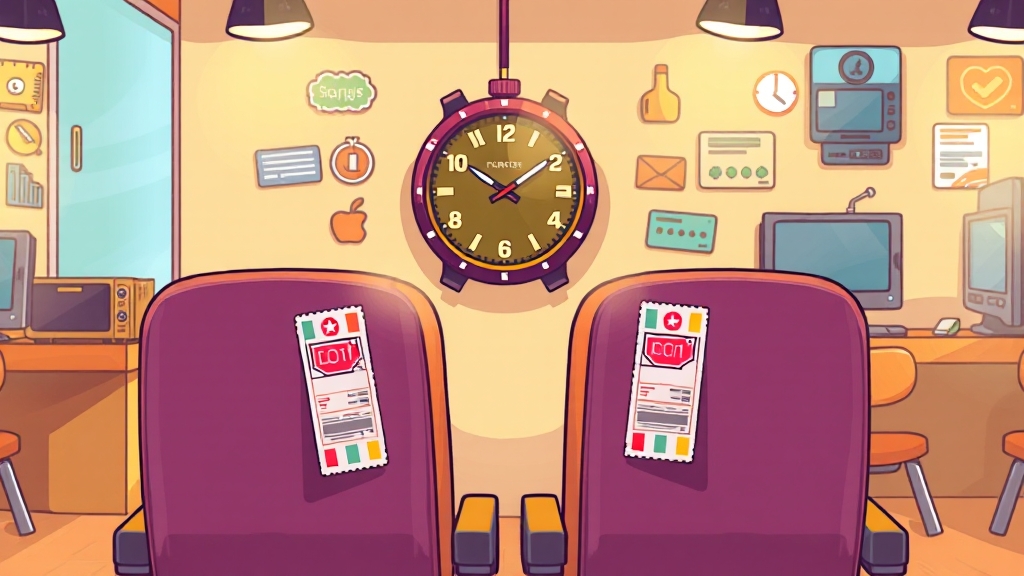 실전 노하우: 티켓팅 필승 전략 (cartoon 스타일)