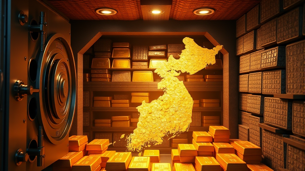 국내 상장 금 ETF 종류 비교 (realistic 스타일)