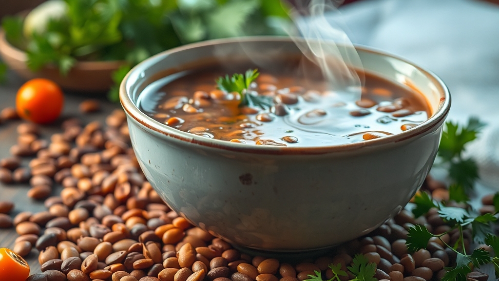 렌틸콩 활용 요리 레시피 (realistic 스타일)