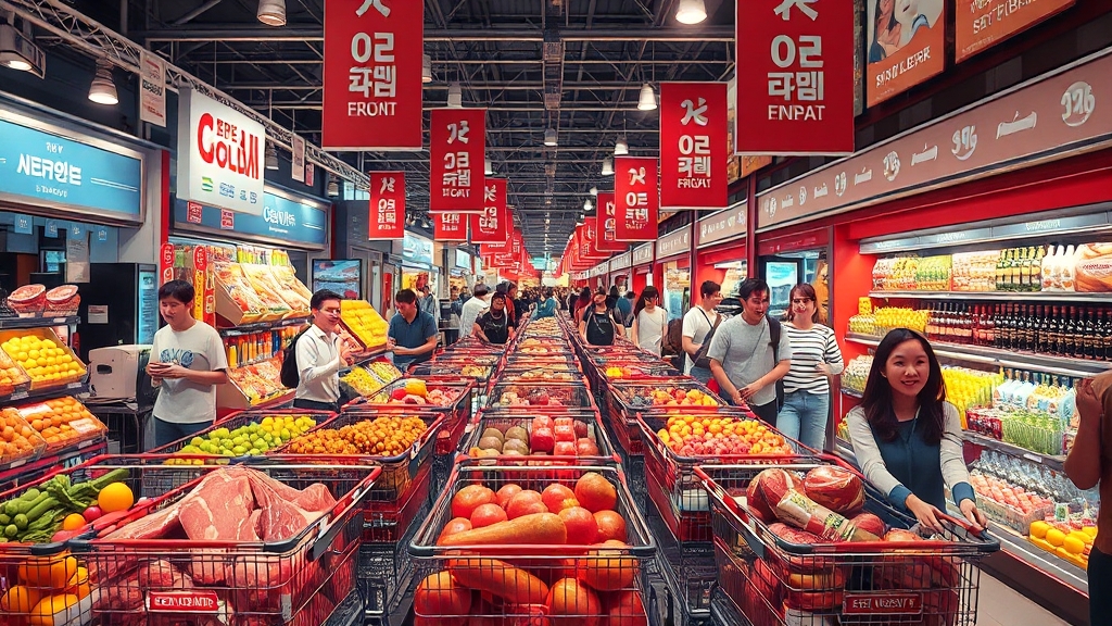 주요 할인 품목 (realistic 스타일)