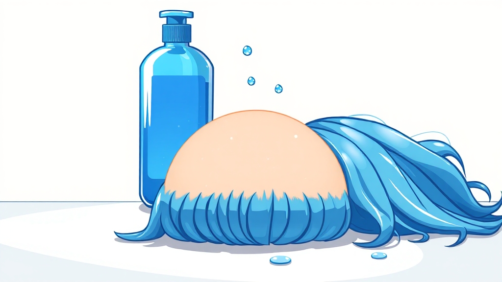 샴푸 사용 후기 및 효과 비교 (cartoon 스타일)