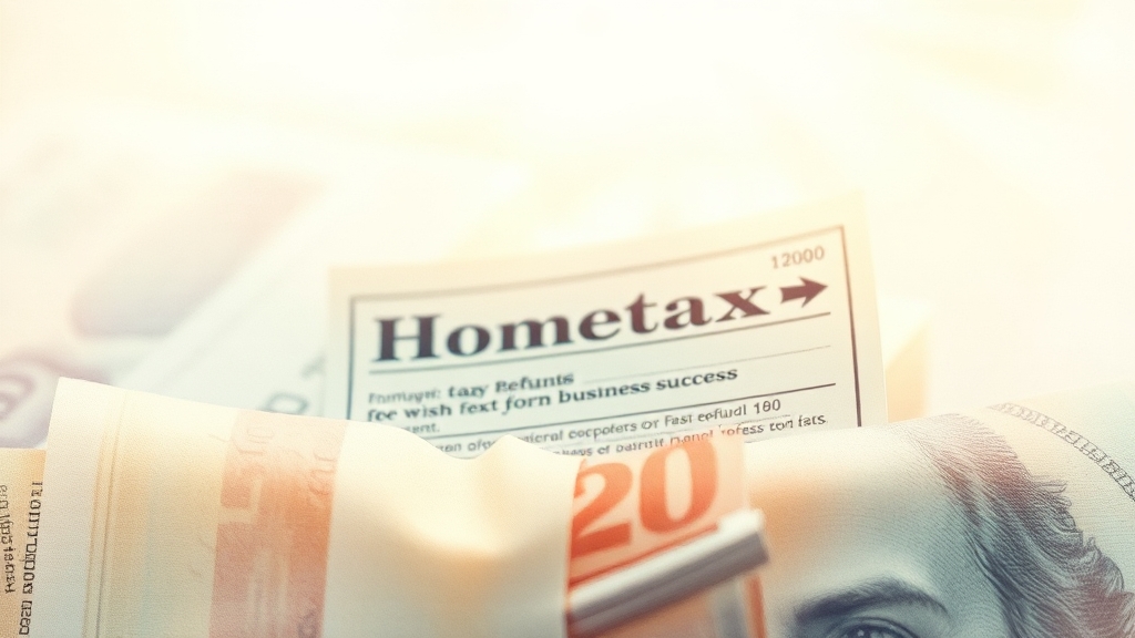 조기환급 신청 절차 (watercolor 스타일)