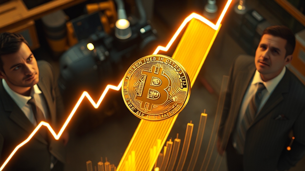비트코인 급등 원인과 배경 (realistic 스타일)
