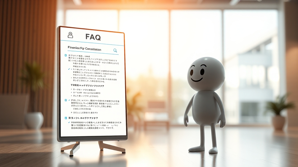 궁금증 해결! FAQ & 고객센터 (realistic 스타일)