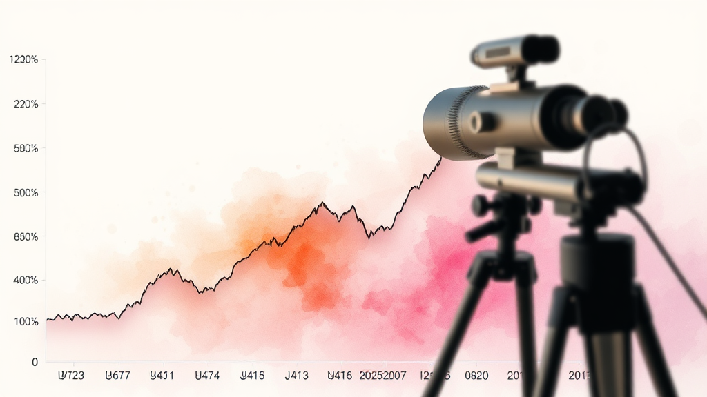 최근 주가, 왜 롤러코스터 탔나? (watercolor 스타일)