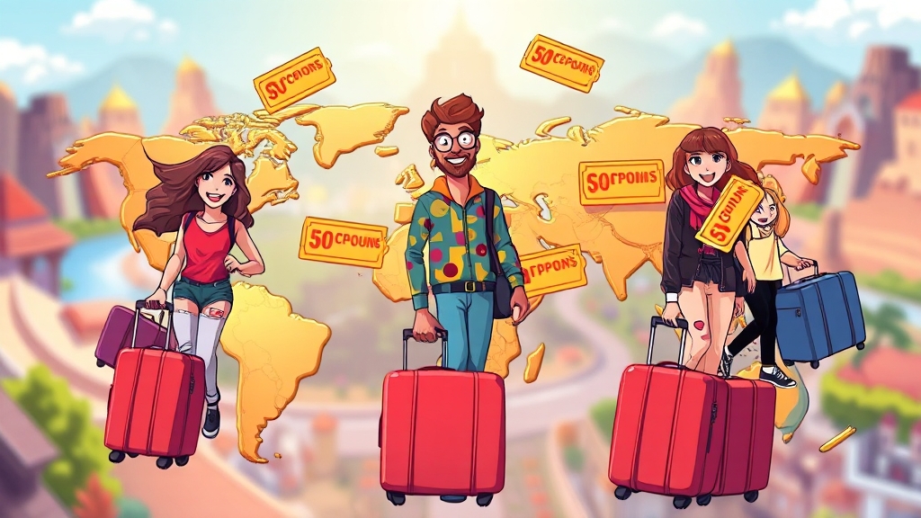 할인권 종류별 혜택 분석 (cartoon 스타일)