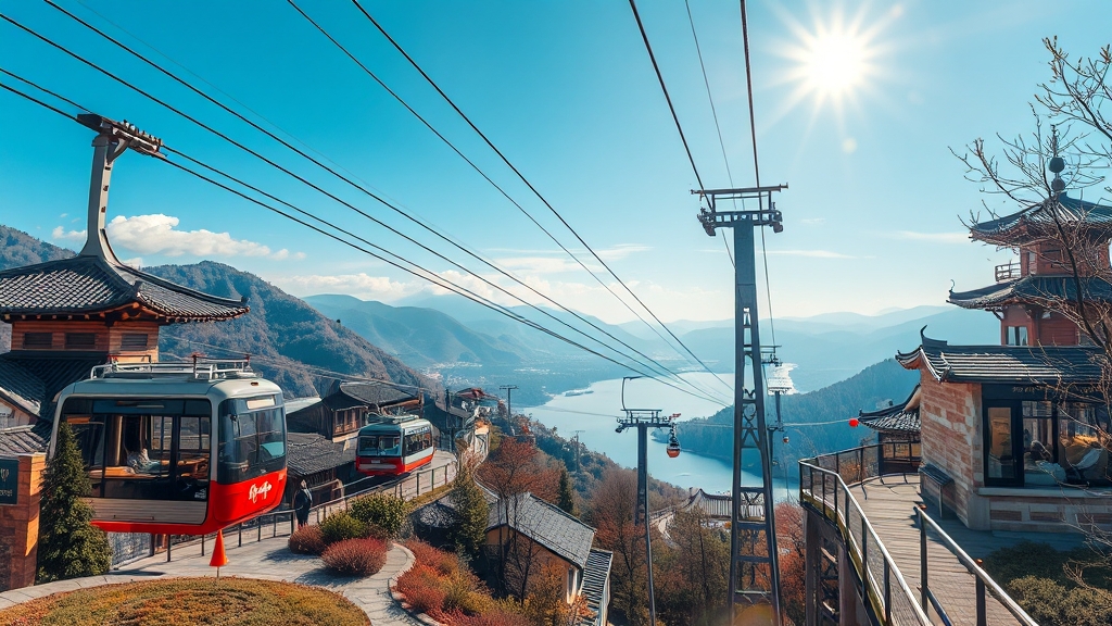 주변 관광 코스 추천 (realistic 스타일)