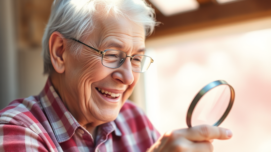 65세 이상 지원 제도 핵심 요약 (watercolor 스타일)