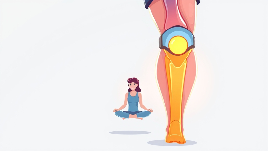 무릎 통증 관련 궁금증 해결 (cartoon 스타일)