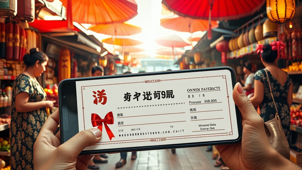 디지털 온누리상품권 활용 (realistic 스타일)