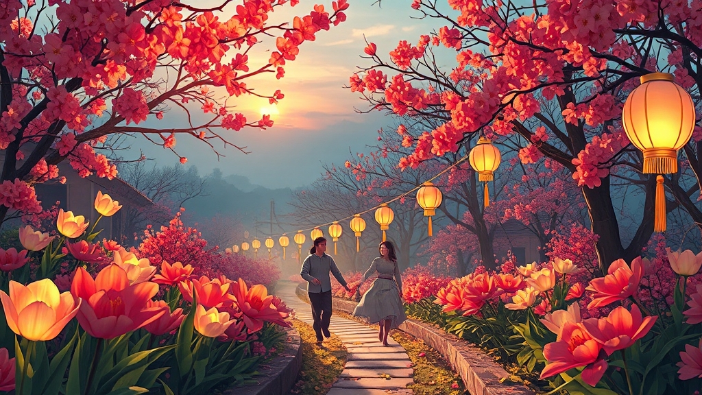 청남대 영춘제 소개 (illustration 스타일)