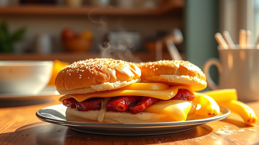 맥모닝, 최고의 아침 식사 (realistic 스타일)