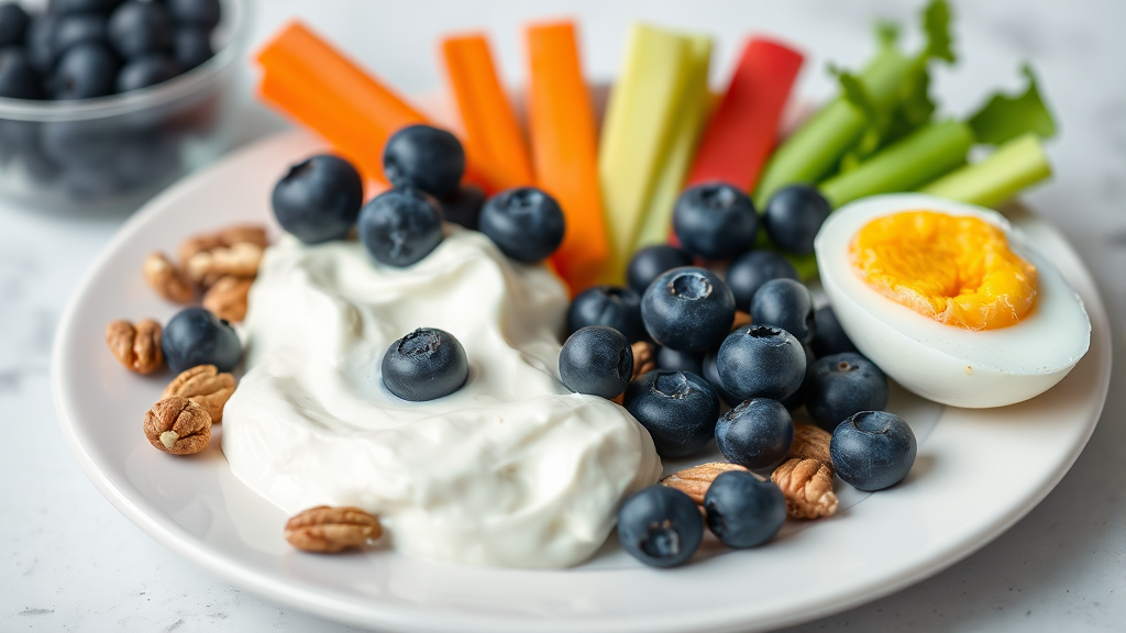 맛과 건강을 동시에 잡는 간식 활용법 (realistic 스타일)