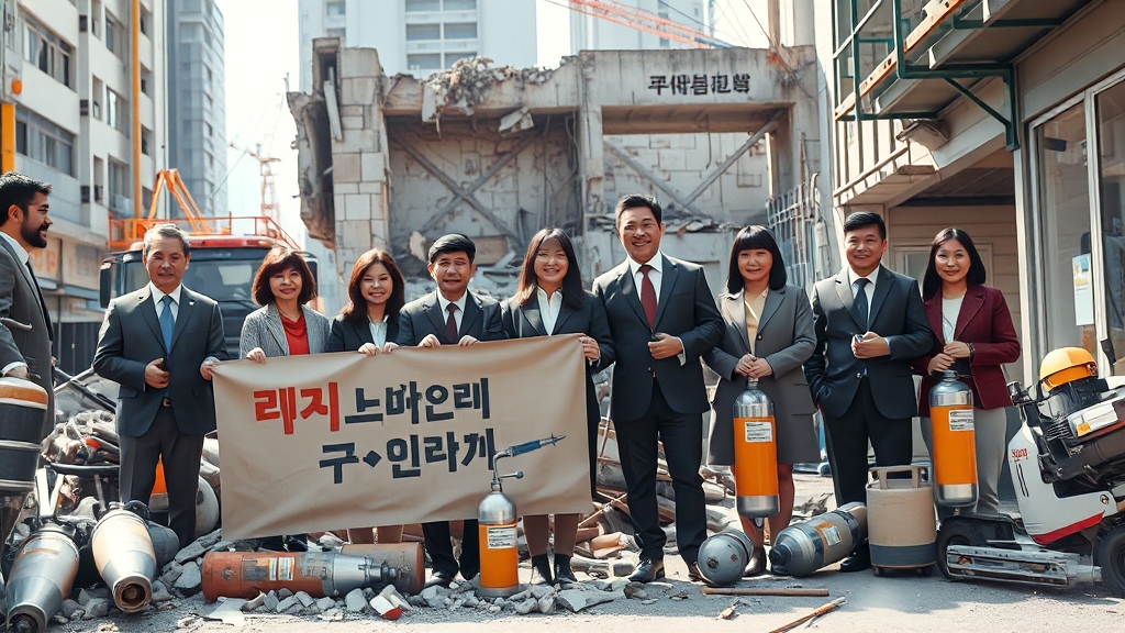 폐업 소상공인 지원금 (realistic 스타일)