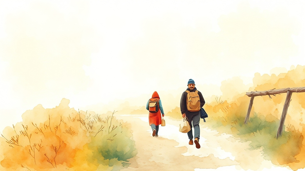 순례길 용어, 미리 알아두자! (watercolor 스타일)
