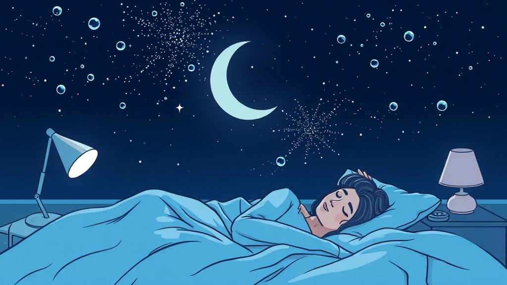 멜라토닌 영양제란? (illustration 스타일)