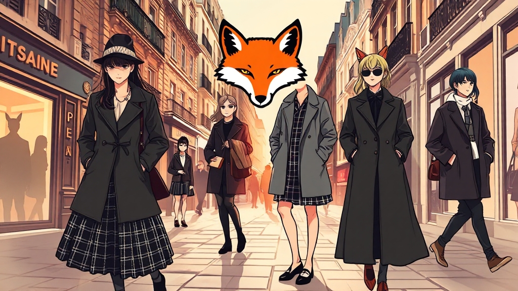 메종키츠네, 브랜드 아이덴티티 이해 (illustration 스타일)