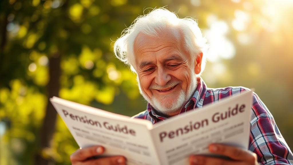 기초연금 및 소득 지원 (realistic 스타일)