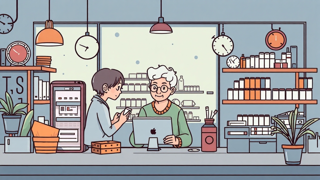 중년 부업, 왜 필요할까? (illustration 스타일)