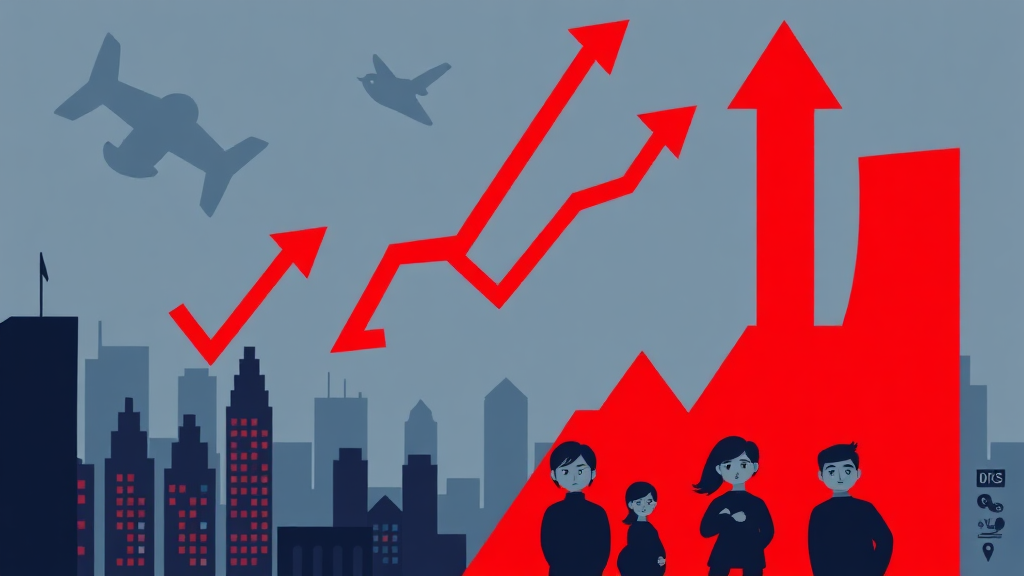 경제 동향 분석 (cartoon 스타일)