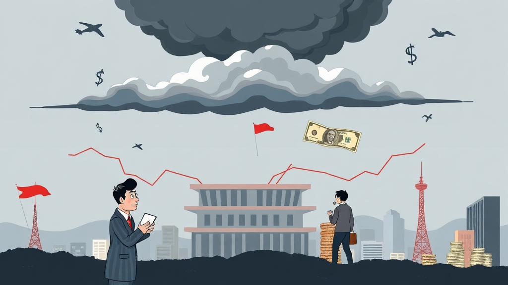 환율 폭등, 원인은? (illustration 스타일)