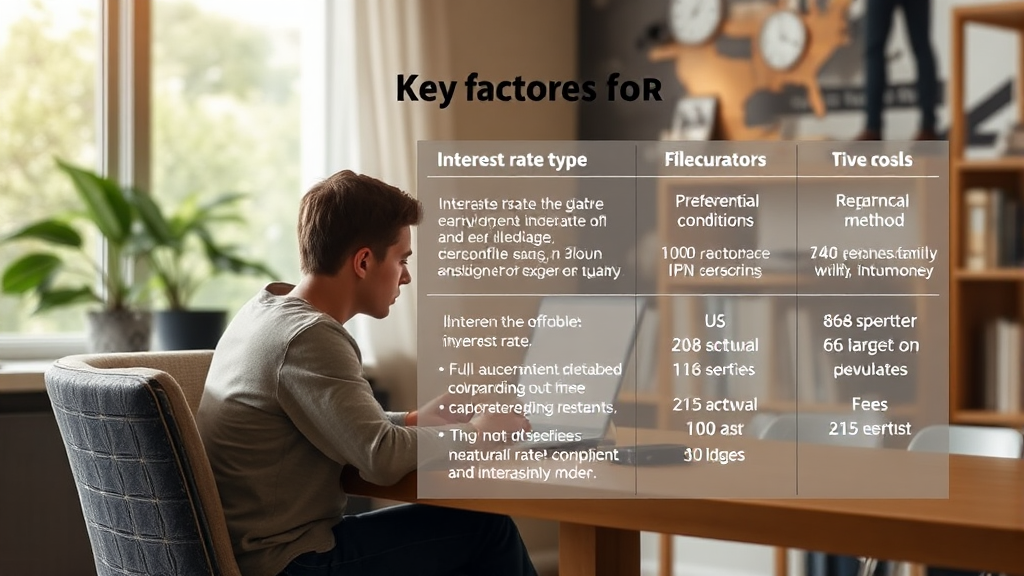 금리 비교, 무엇을 확인해야 최적의 조건을 찾을까? (realistic 스타일)