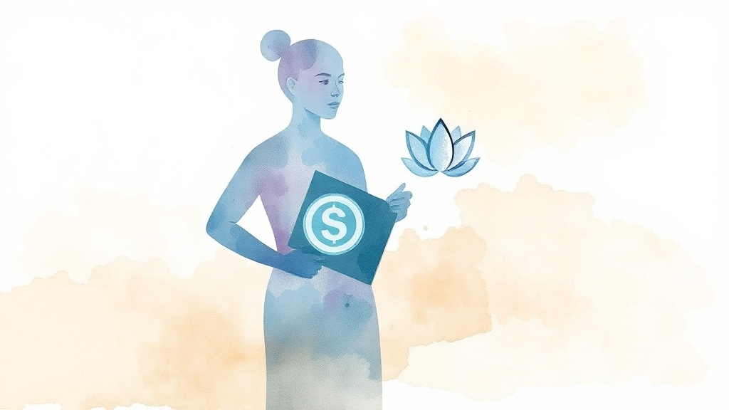 건강보험료 관리, 미리미리 예방! (watercolor 스타일)