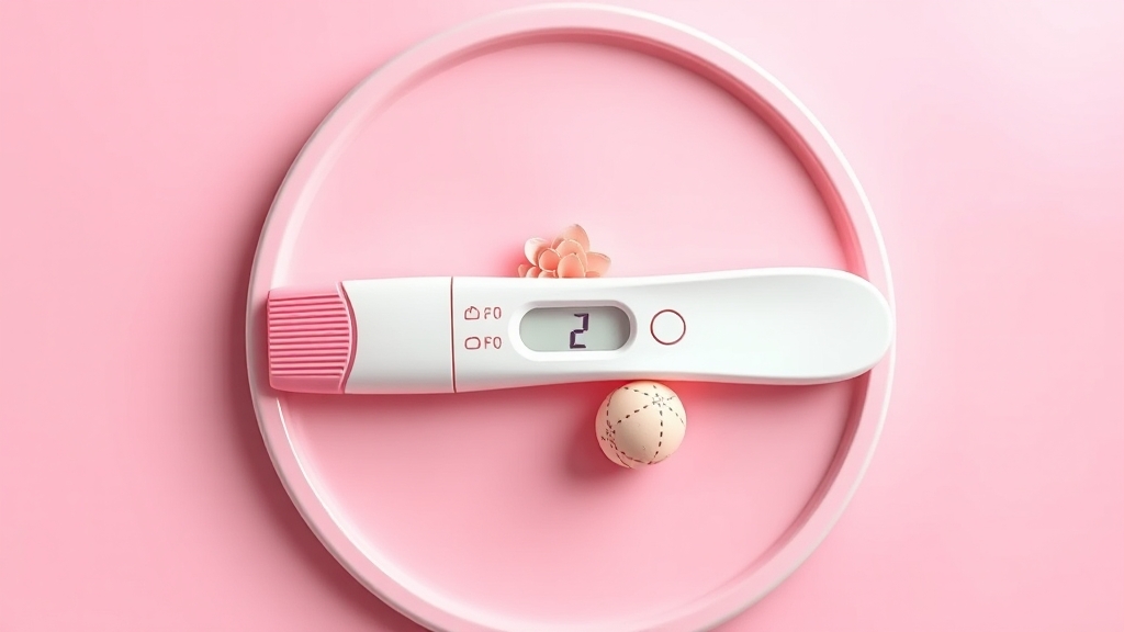 가임기 계산 및 배란 테스트 (illustration 스타일)
