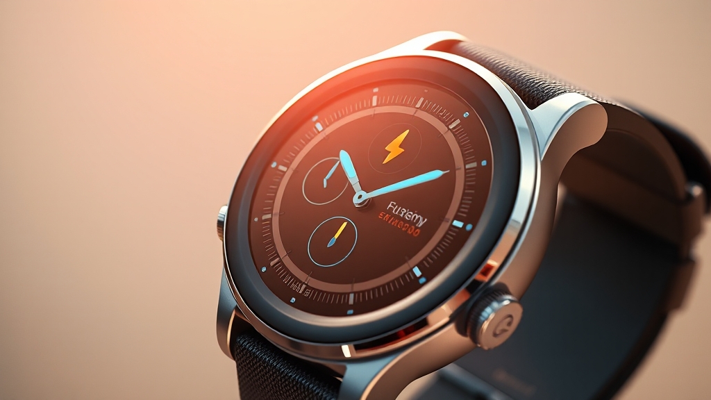 배터리 성능 & 사용 시간 (realistic 스타일)