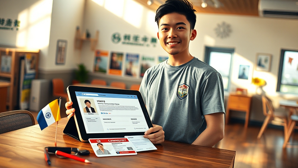 신청 방법 및 필요 서류 (realistic 스타일)