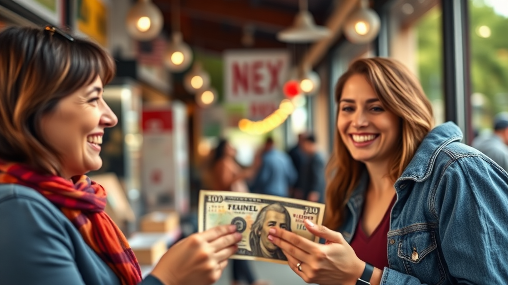 지역화폐? 사용 조건은? (realistic 스타일)