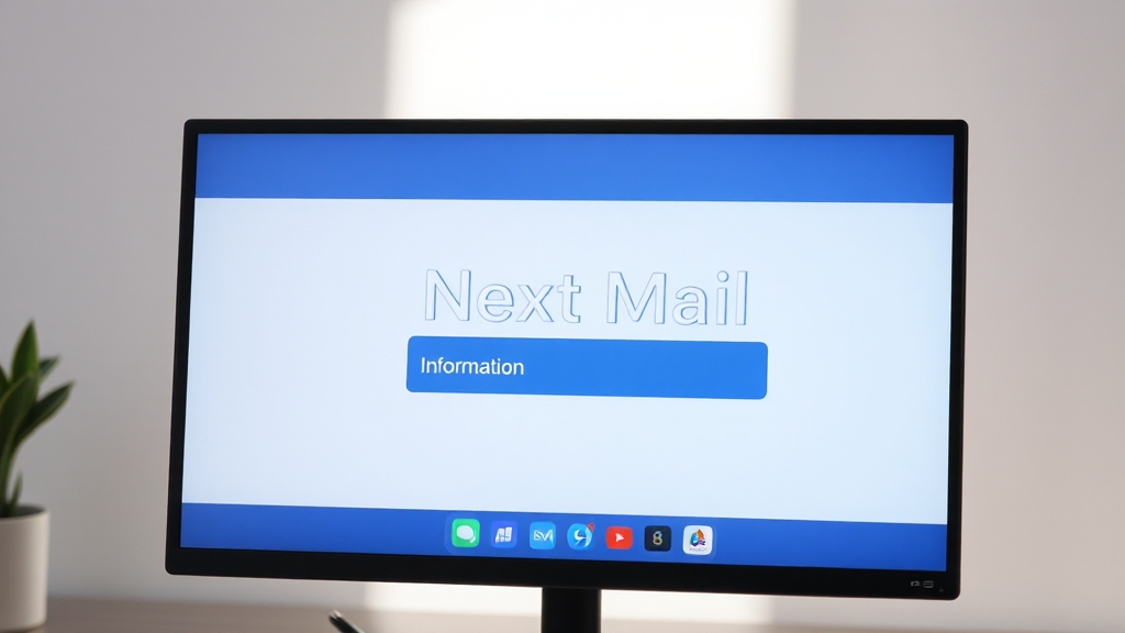 다음 메일 주소 확인 및 관리 (realistic 스타일)