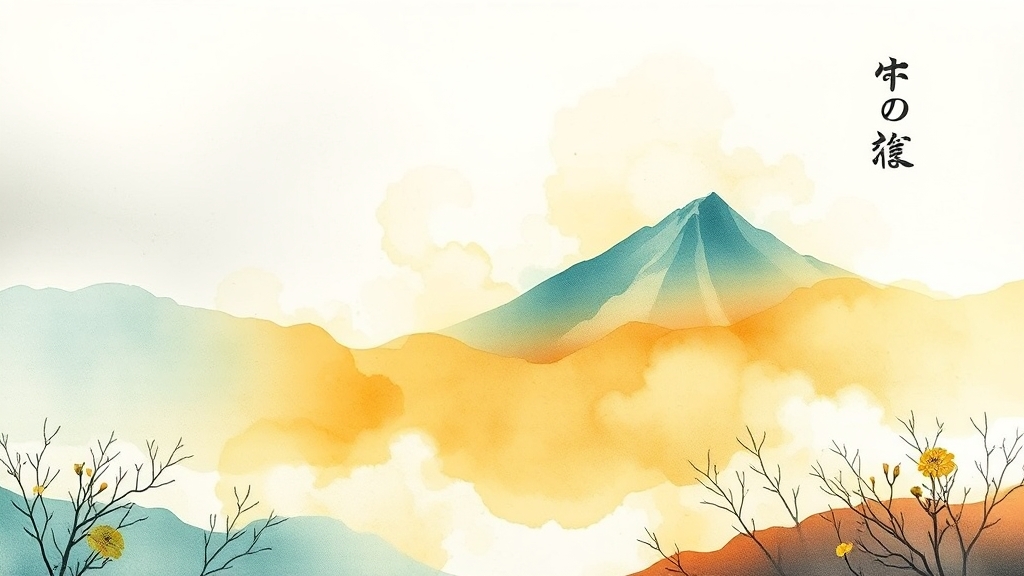 울금 섭취 시 주의사항 (watercolor 스타일)