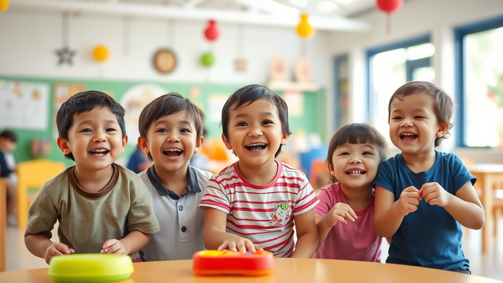 국공립 어린이집 입소 우선순위, 어떻게 결정될까? (realistic 스타일)