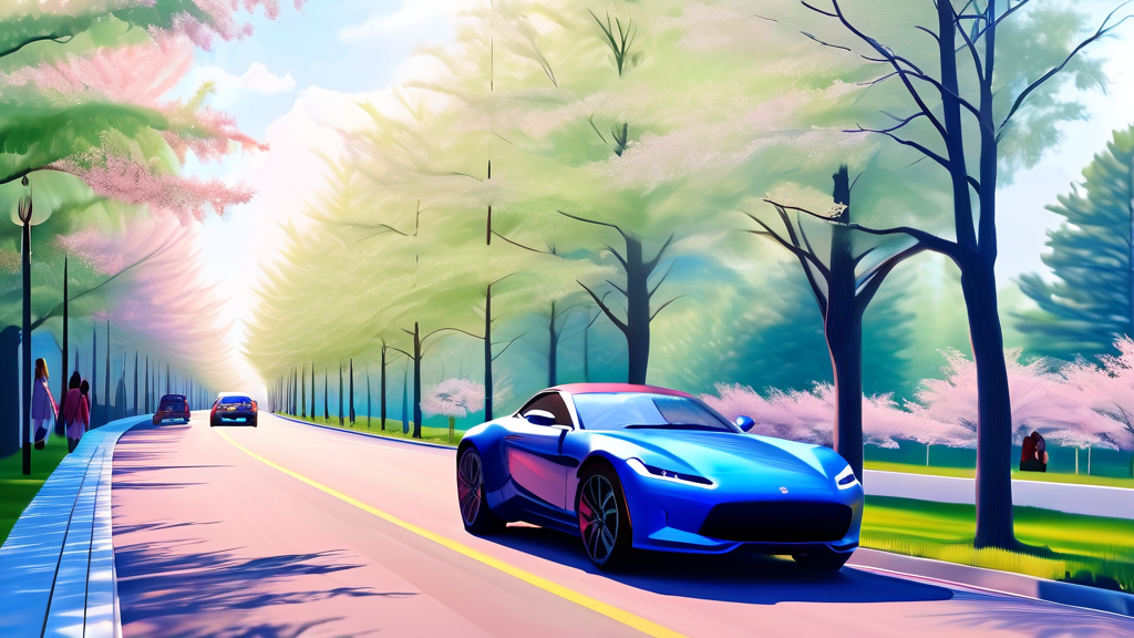 인생샷을 위한 비밀스러운 벚꽃길 가이드 (watercolor 스타일)