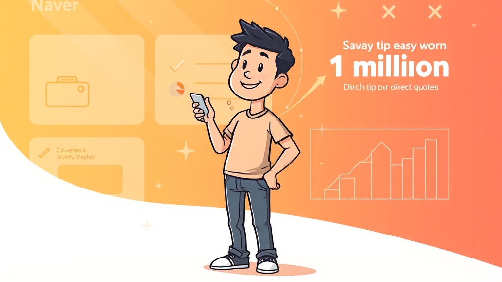 비교 사이트, 똑똑하게 활용! (cartoon 스타일)