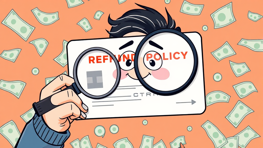 수강 철회 시 환불 규정 (illustration 스타일)