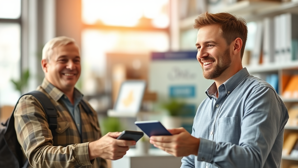 영세사업자 수수료 할인 대상 및 기준 (realistic 스타일)