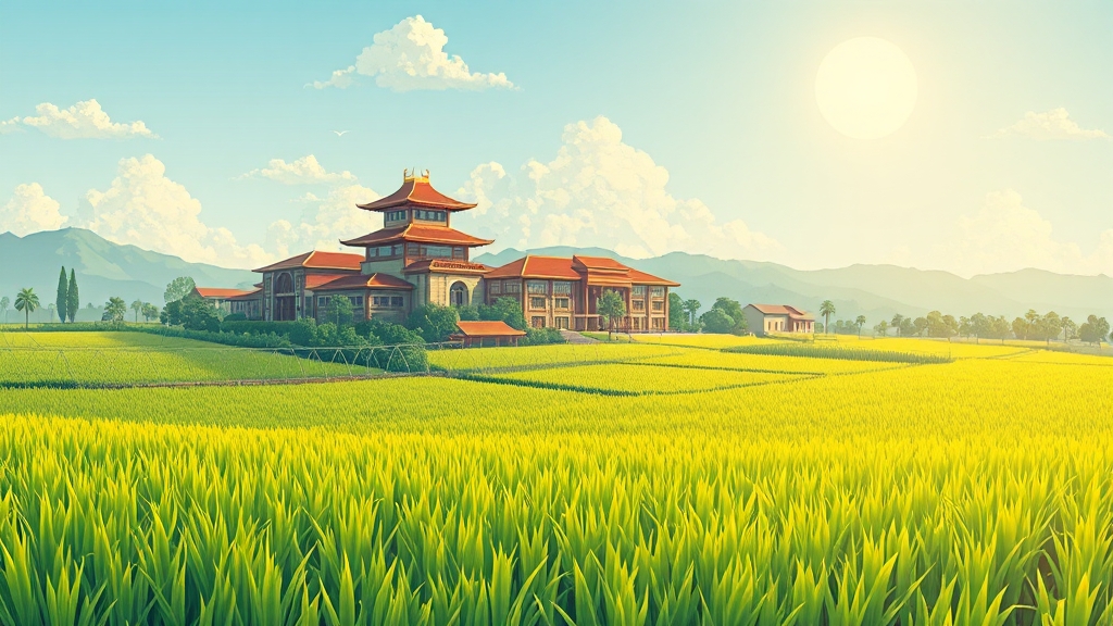 농지 담보대출 조건 (illustration 스타일)