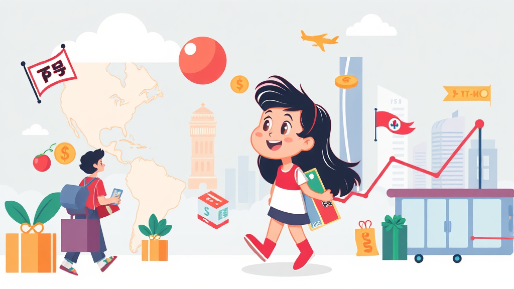 해외 결제 21조 원, 그 의미는? (cartoon 스타일)